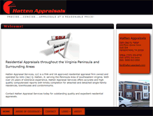 Tablet Screenshot of hatten-appraisals.com